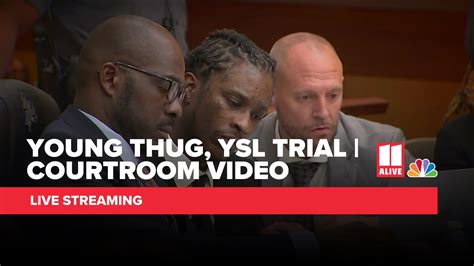 Young Thug YSL trial stream Wednesday October 2 .